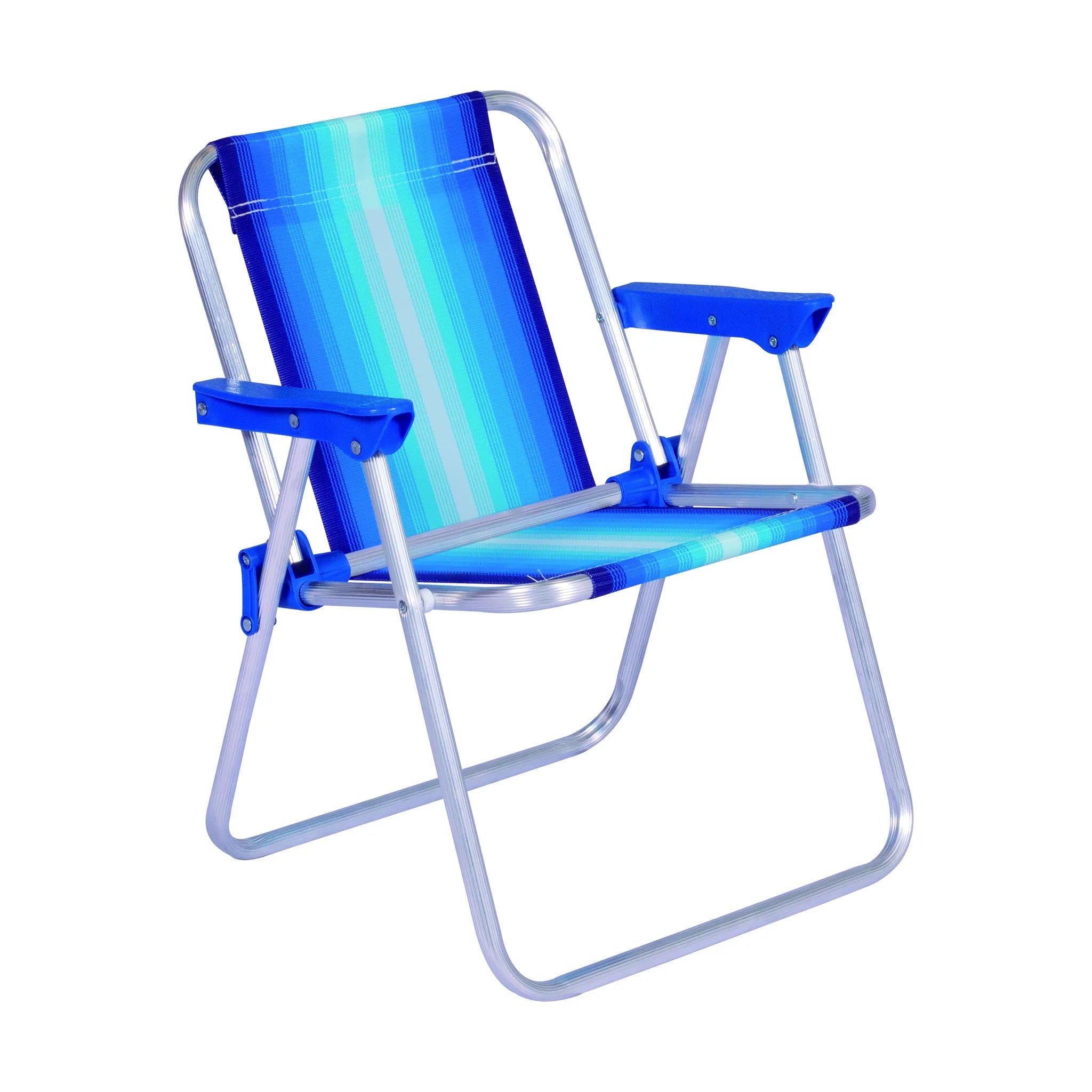 Silla Infantil Alta Aluminio Azul