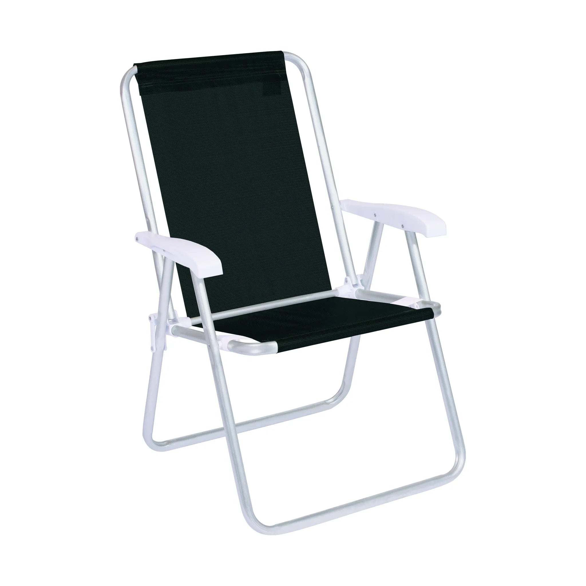 Silla Conforto Aluminio Sannet Negra