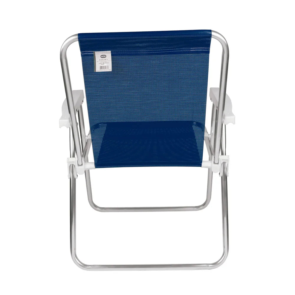 Silla Alta Sannet Aluminio Azul Marino