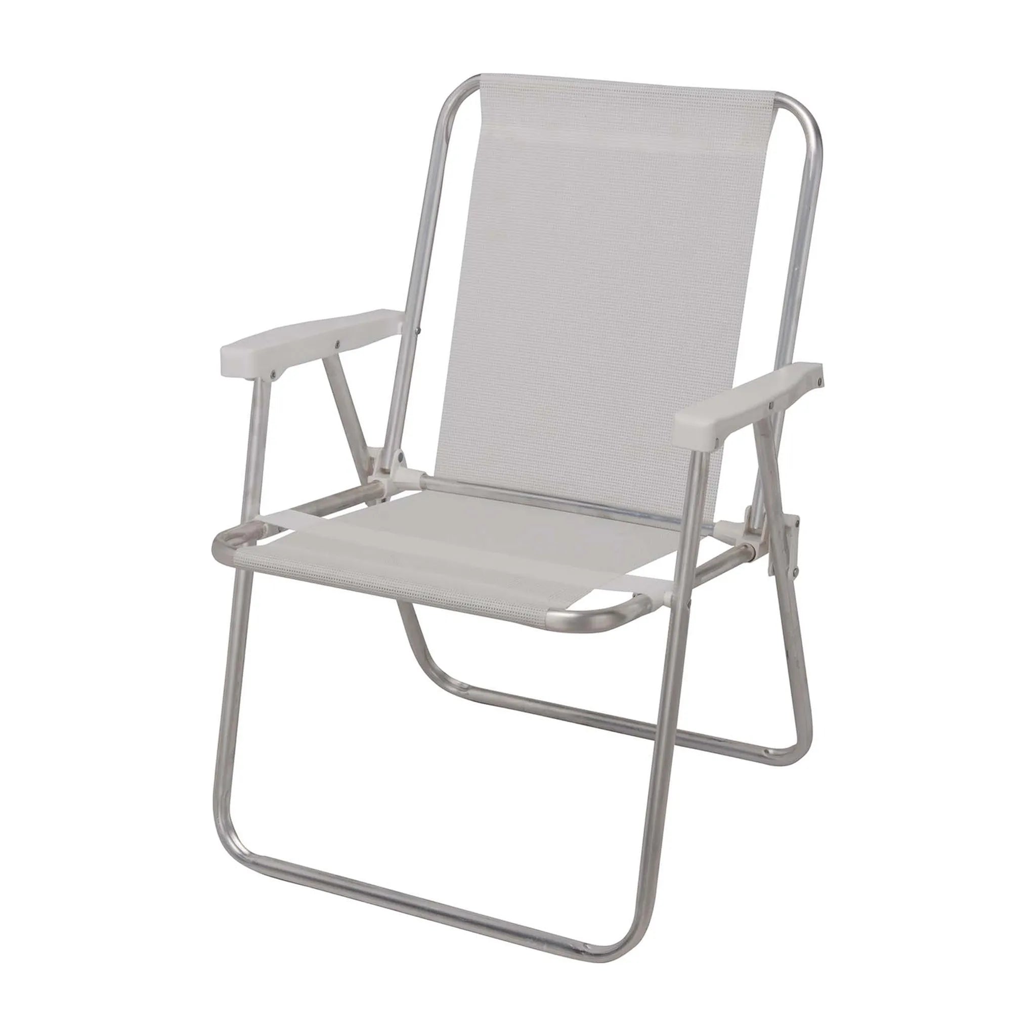 Silla Alta Aluminio Sannet Blanca