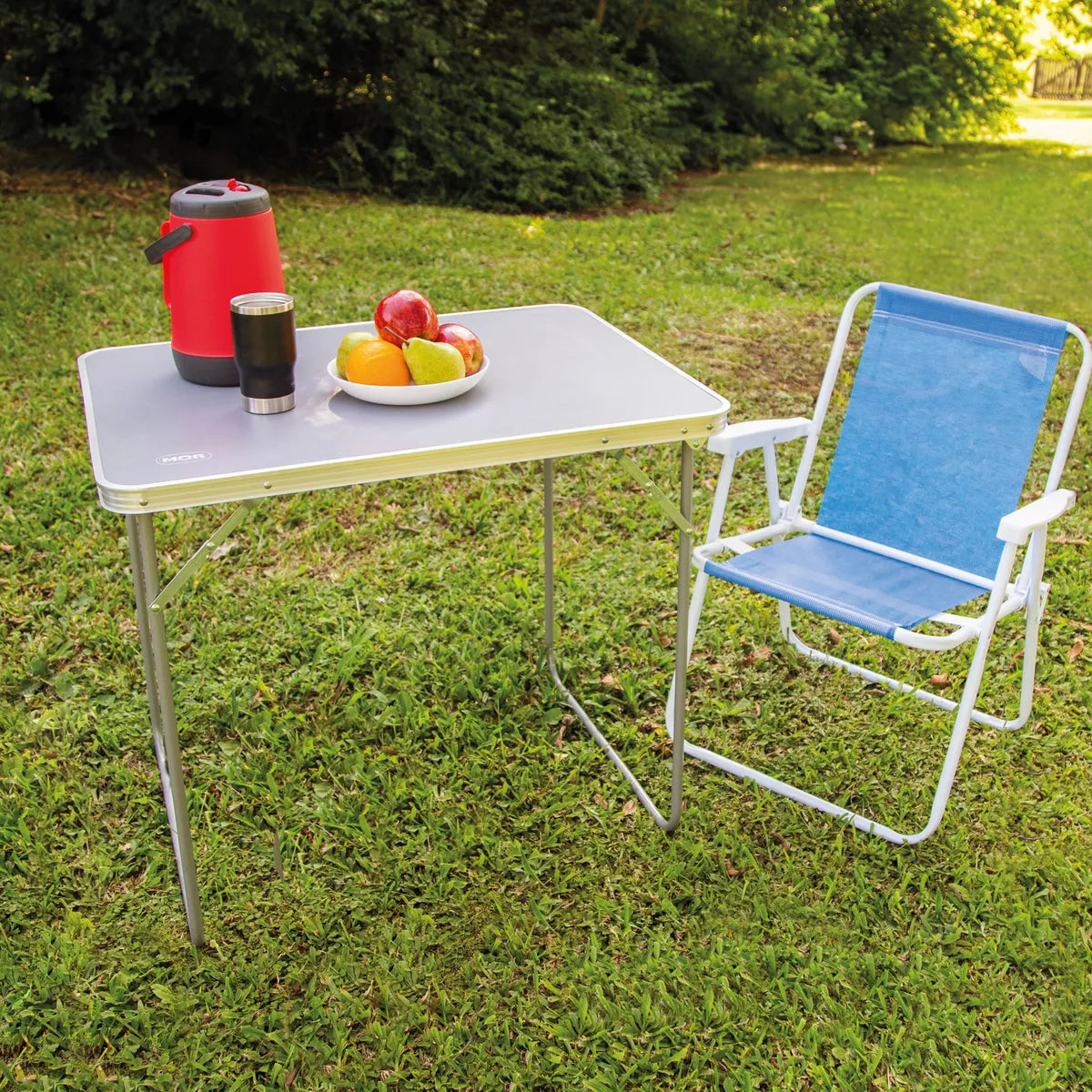 Silla Alta Acero Sannet Azul