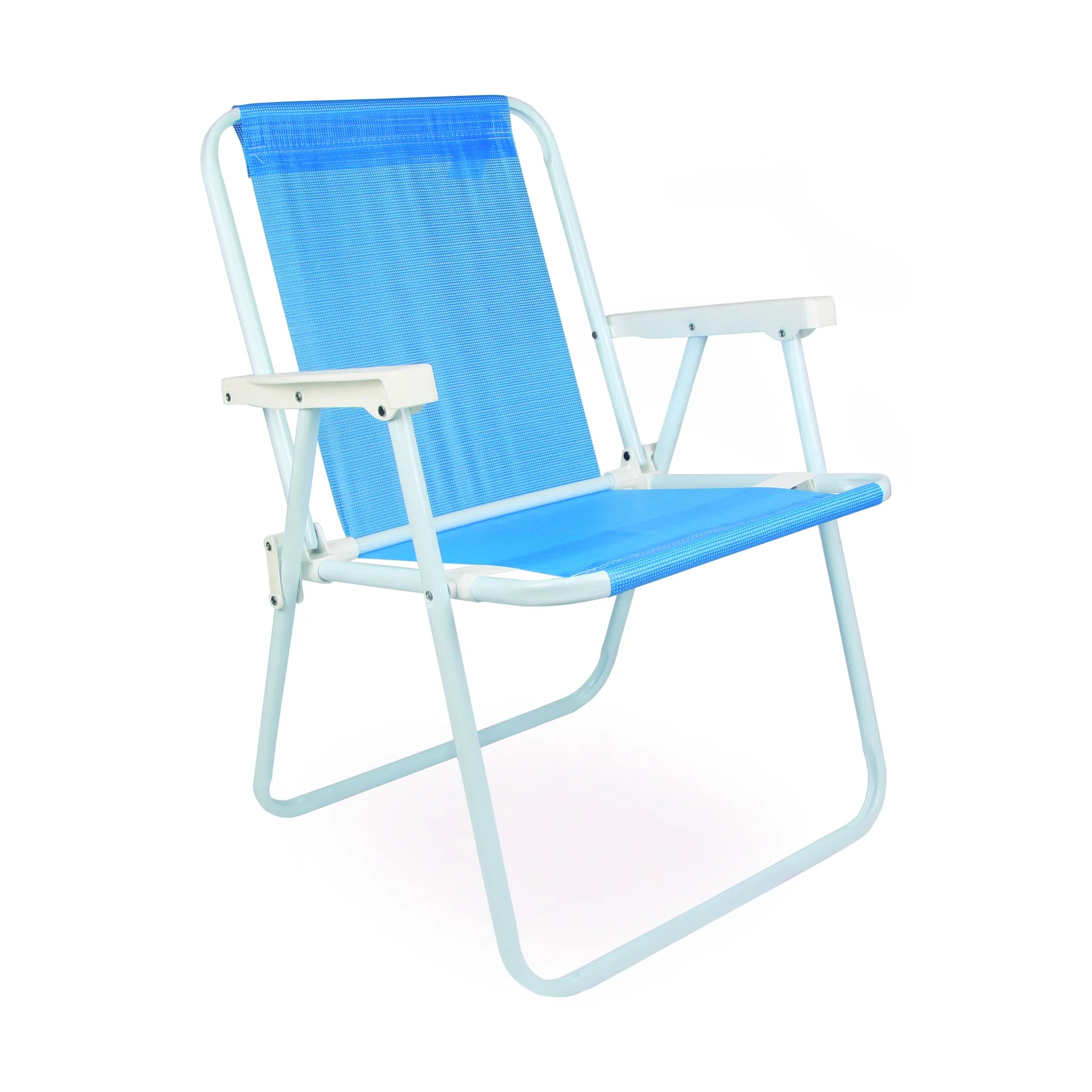 Silla Alta Acero Sannet Azul